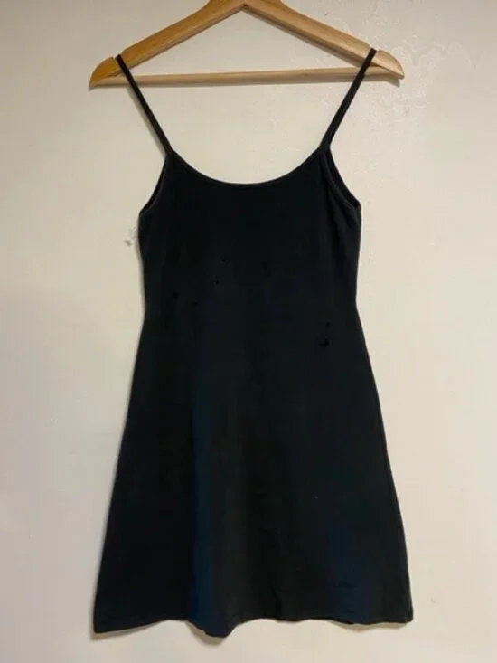 Brandy Melville Black Spaghetti Strap Mini Dress - Picture 2 of 7